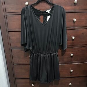 NWT Black V-Neck Romper